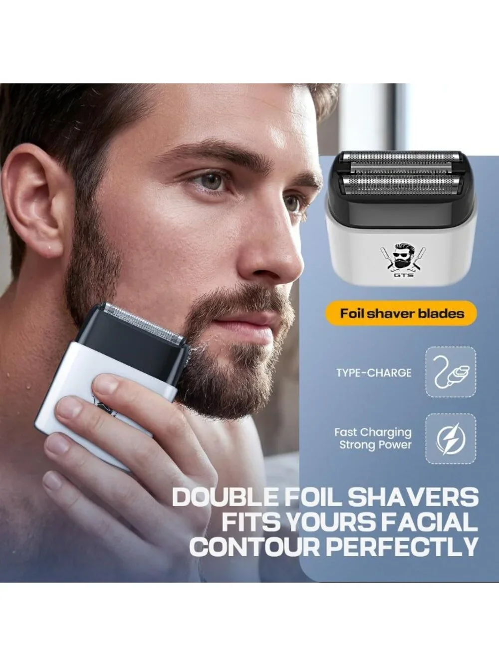 Professional Cordless Hair Clippers & Beard Trimmer Set with LED Display